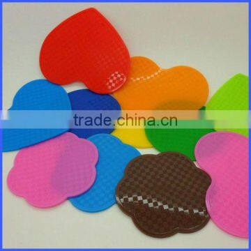 Different styles of silicone coaster