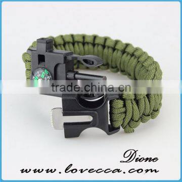 5 in 1 Survival Bracelet Custom, Veteran Paracord Bracelets, Military Bracelets photo-3