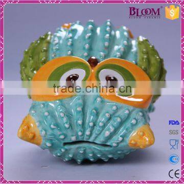 Owl Desgin Custom Ceramic Decoration Coin Bank photo-5