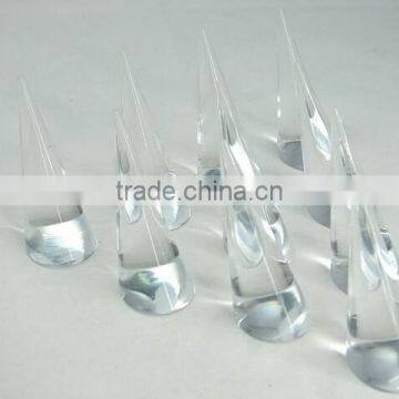 Gold Supplier Clear Acrylic Cone Finger Ring Holder photo-2