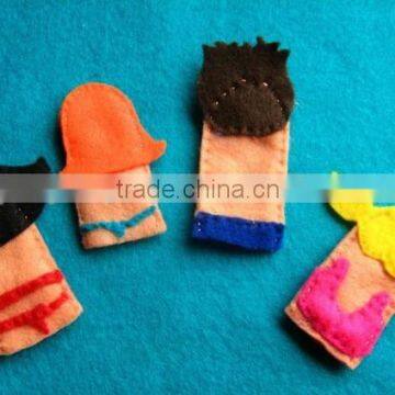 2017 best selling new product decorative custom handmade fabric felt fashion china innovative custom hand puppet wholesale