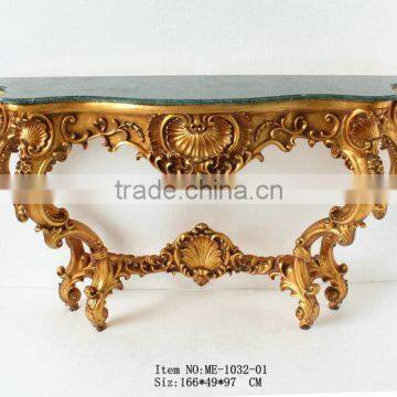 Reproduction Baroque Style Living Room Furniture Set Console Table photo-2