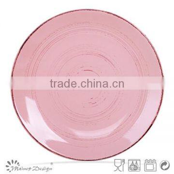 Antique White Color Glazed Cheap Ceramic Plates photo-3