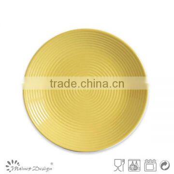 Ceramic dinnerware stoneware round shape salad plate