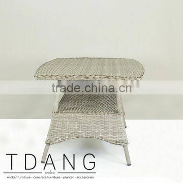 Trieste Outdoor Wicker Table - Outdoor Rattan Dining Table photo-2