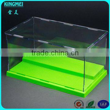 Top Quality Square Box! Black Base Acrylic Plane Model Display Case, Custom Plexiglass Case Manufactory, Wholesale Acrylic Box photo-5