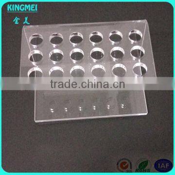 27 Slots Fashion Clear Custom Acrylic Makeup Brush Holder Manufacturer photo-4