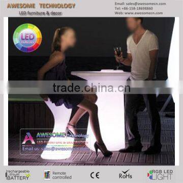 new design modern led bar table