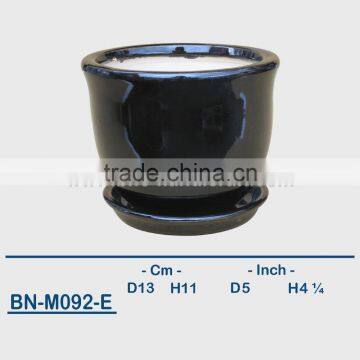 Vietnamese Ceramic Glazed Mini Flower Pot BN-M092 photo-5