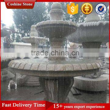 Outdoor Natural Stone Craft Granite Water Fountain
