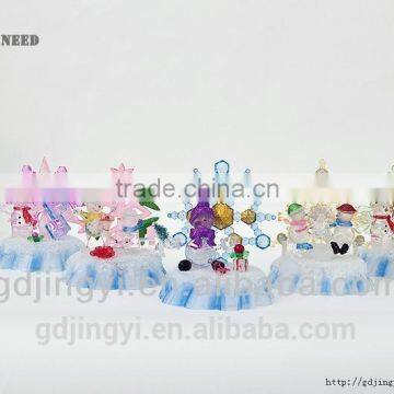 2015Dongguan Acrylic LED Color-changing Snowman and Snowflake photo-2