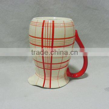 Indian Ceramic Water Jugs Antique With Side Handle photo-4