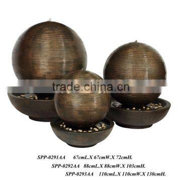 Indoor Restaurant Water Fountain Fiberglass Furniture