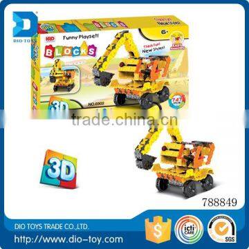 hot shantou factory wholesale 747pcs diy toy blocks building toy funny bricks for sale