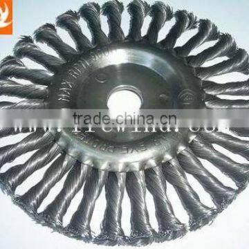 8" knot wire wheel brush