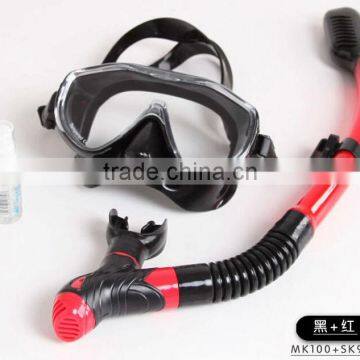 Hot CE Approval Adult Snorkelling Set,Silicone Diving Mask, Dry Snorkel(MK100+SK900)
