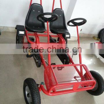 Hot Sell Fashion Family Two Person Pedal Car, Four Wheel Surrey Bike F2150