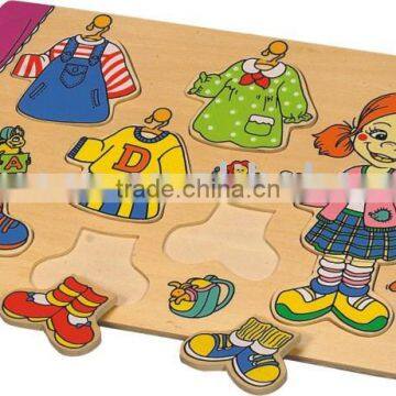 Dressing Puzzle,wooden Puzzle