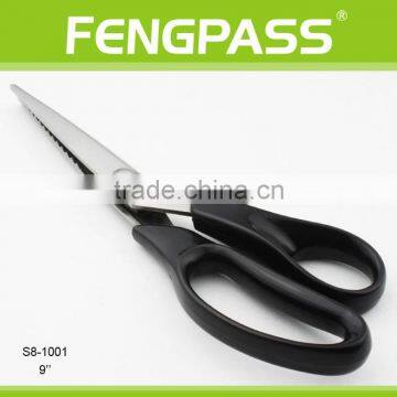 S8-1001 22.9cm 2Cr13 Stainless Steel Blade With Plastic Handle Cloth Scissors