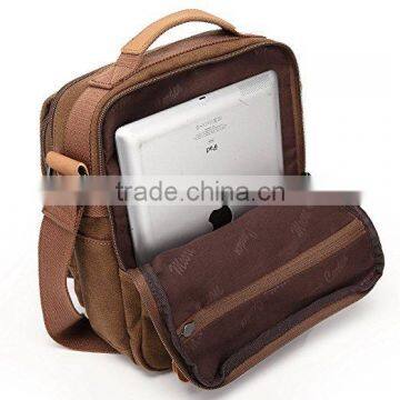 Multifunctional Canvas Messenger Handbag Sports Shoulder Crossbody Side Bag photo-3