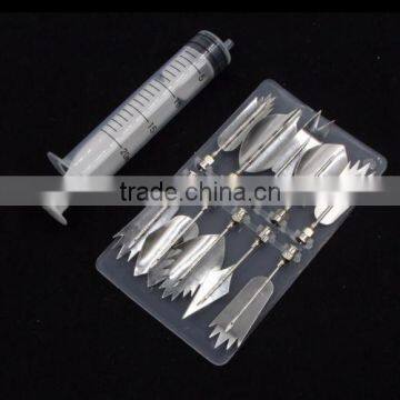 10Pcs/set 3D Gracilaria Needles Gelatin Jelly Art Jello Cake Syringe Decor photo-2