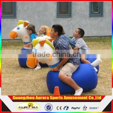 New inflatable rocking horse racing products for inflatable horse adult outdoor sports