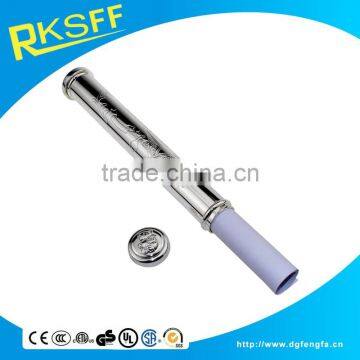 Promotion Metal Silver Plated Birth Certificate Holder Set With Silk Ribbon photo-2