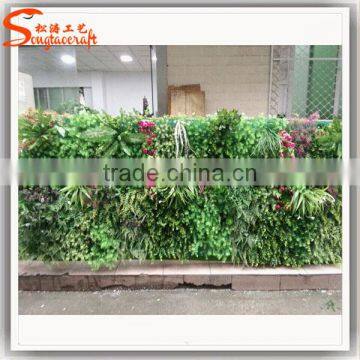 Man-made Artificial Grass Wall Plastic Artificial Plants Wall Customized Artificial Plants Wall photo-2