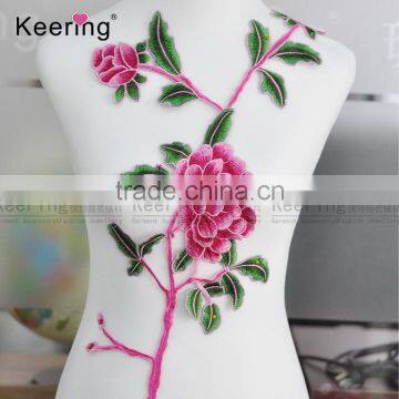 Factory Direct Wholesale Flower Decoration Clothing Embroidery Patch WEF-771 photo-2
