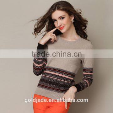 Latest Sweater Designs for Girls 100% Cashmere Wool Womens Sweater photo-5