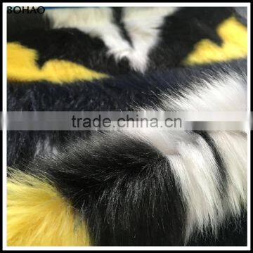 Hot Selling Wholesale Customized Special Print High Quality Softtextile Faux Fur Upholstery Fabric