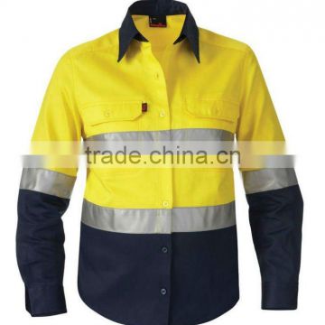 100 % cotton Hi-viz Anti-Insect Shirt for mining worker