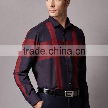 New Design Buffalo Plaid Cotton Men Shirt BSL0065 photo-4