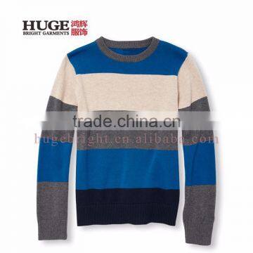 100% Cotton Long Sleeve Kintted Sweaters For Boys