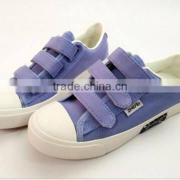 GZY Factory Guangzhou Hook and Loop Cheap Price Canvas Shoes Stock photo-5