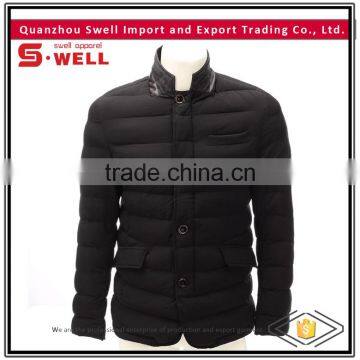 Popular customized brand name cheap winter jackets men