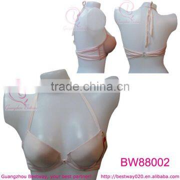 Very sexy hot front open rhinestone bra straps with pearl