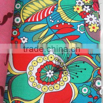 Fashion High Quality Lady Hot Shoes Rose Stripe Owl Cotton Canvas Wallet photo-2