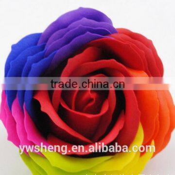 Wholesale Romantic Gift magic Rose big Soap Flower with multicolor