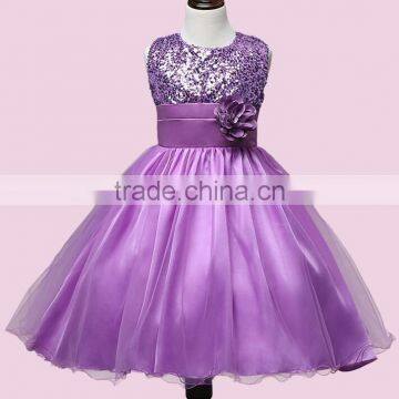 Beauty Princess One Piece Baby Girl Flower Dress Girl Party Dress Birthday Kids Children Frocks Dress Sleevless photo-3