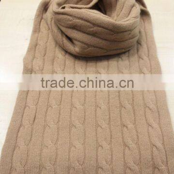 women knit cashmere scarf pattern