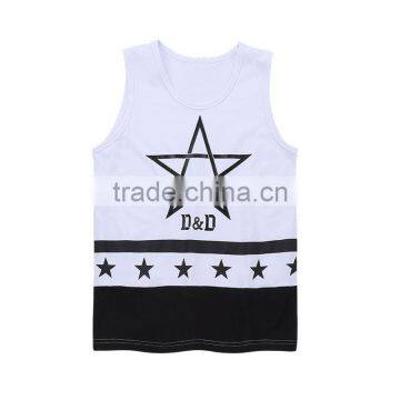 Summer Wholesale Boys Sleeveless t Shirt 100% Cotton Kids Sleeveless t Shirt Chidren Vest photo-2