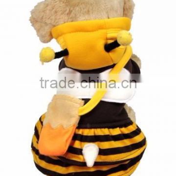 2016 Wholesale Bee Lovable Pet Costume Female Dog Halloween Clothes