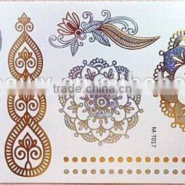Wholesale Gold and Silver Summer Tattoo Sticker photo-4