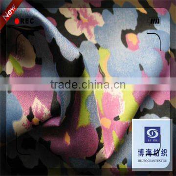100% cotton floral printed satin fabric in huzhou