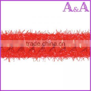 China Wholesale 7.2cm Embroidered Black and White Net Lace Trim Ribbon Sewing Decor photo-3