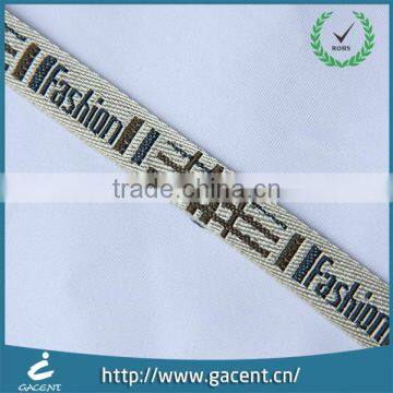 Nylon material garment jacquard ribbon for sale