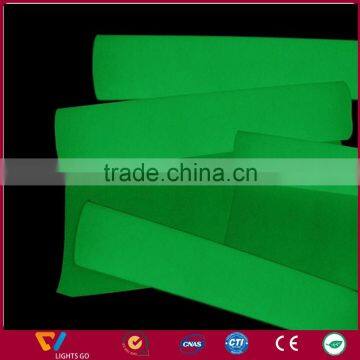 glow in the dark iron on transfer / self-adhesive red vinyl film for number plate