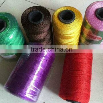 Good Elasticity Filament Dyed Polyester Thread Multi Color Fishing Line photo-2