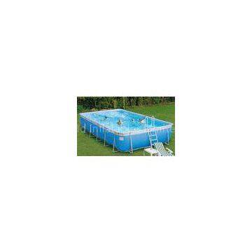 PVC Inflatable Outdoor Swimming Pools , Inflatable Above Ground Pools